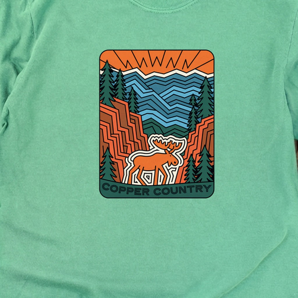 Copper Country State Forest Cotton Long Sleeve