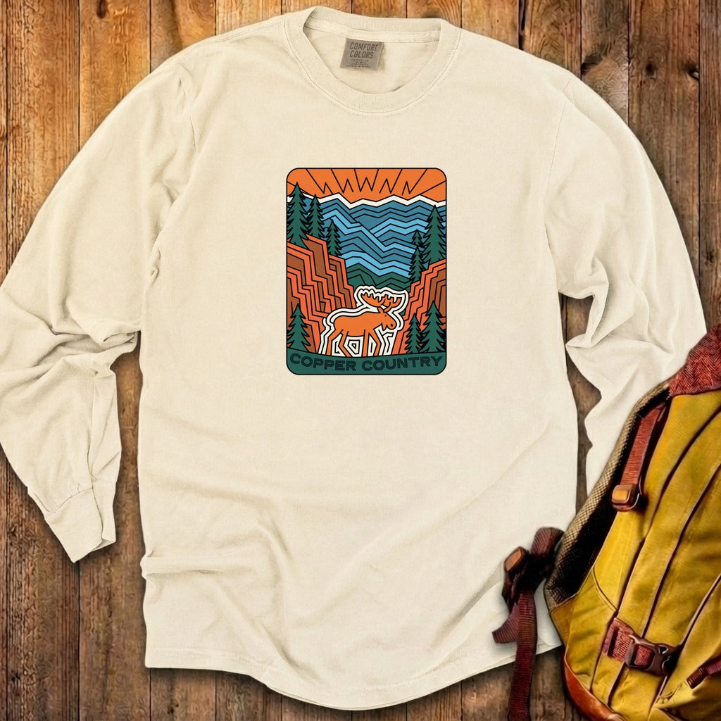 Copper Country State Forest Cotton Long Sleeve