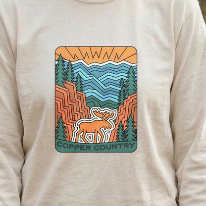 Copper Country State Forest Cotton Long Sleeve