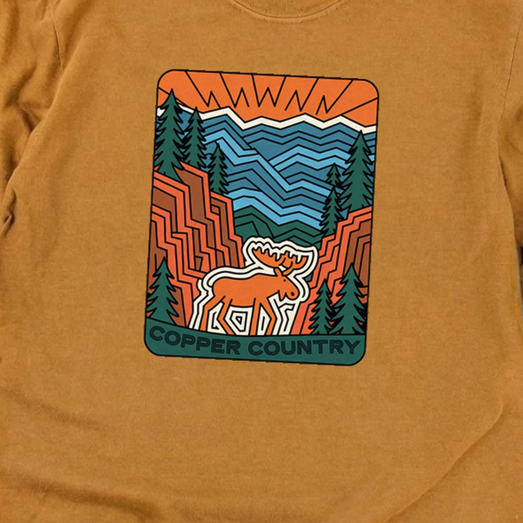 Copper Country State Forest Cotton Long Sleeve