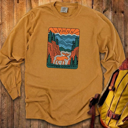 Copper Country State Forest Cotton Long Sleeve