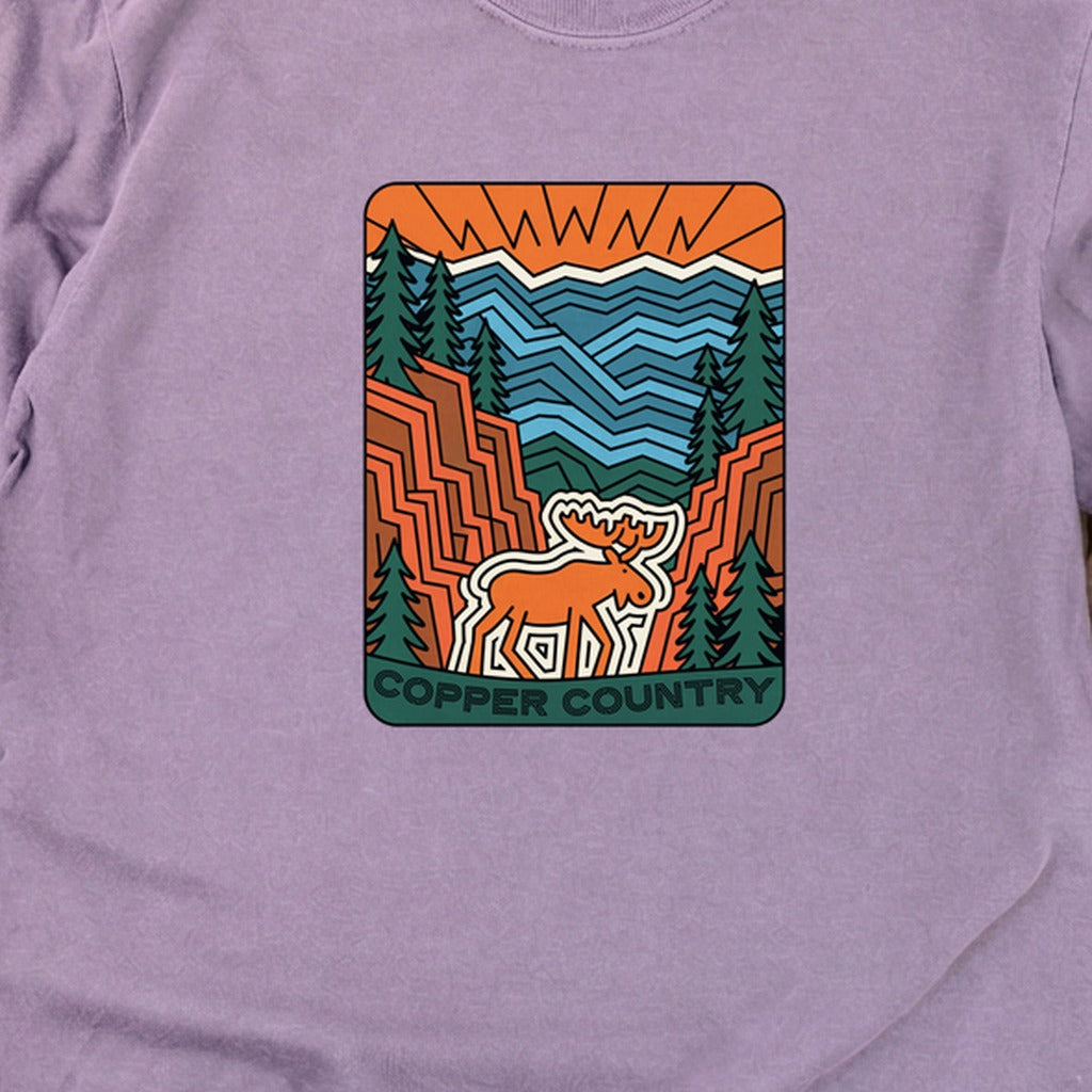 Copper Country State Forest Cotton Long Sleeve