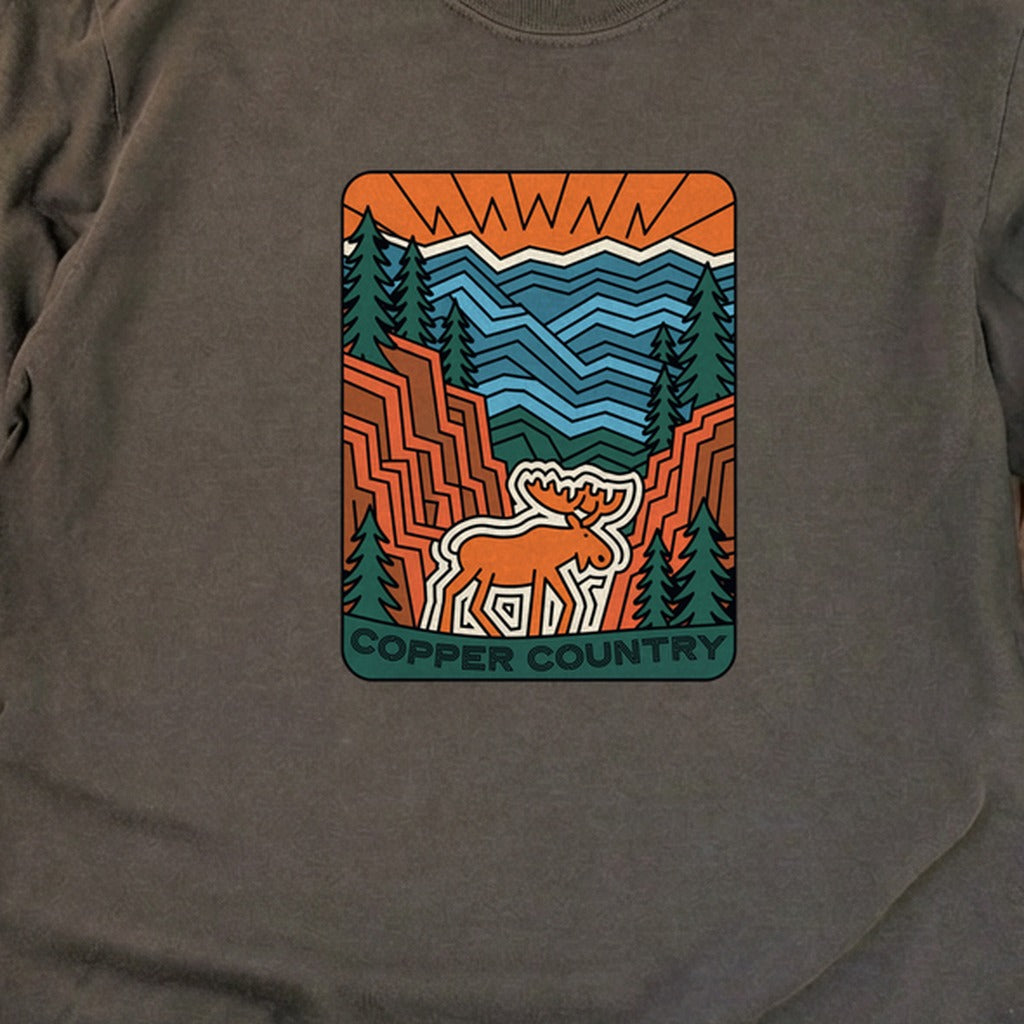 Copper Country State Forest Cotton Long Sleeve