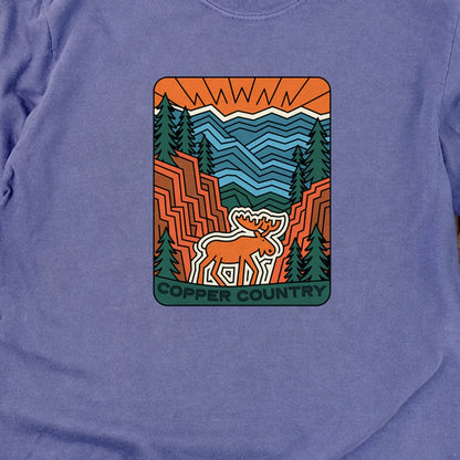 Copper Country State Forest Cotton Long Sleeve