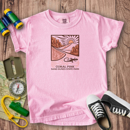 Coral Pink Sand Dunes State Park Kids Cotton T-Shirt