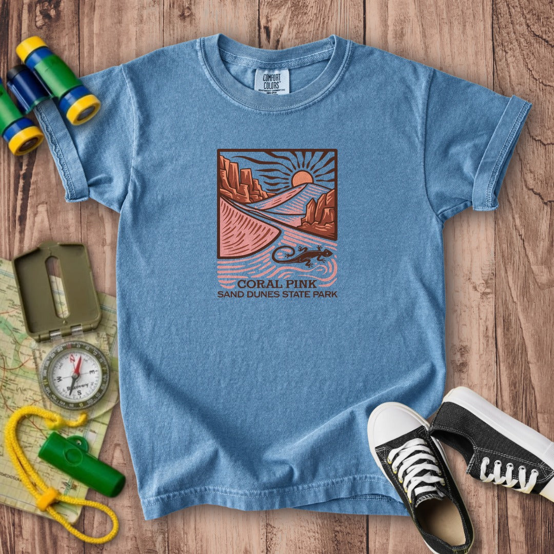 Coral Pink Sand Dunes State Park Kids Cotton T-Shirt
