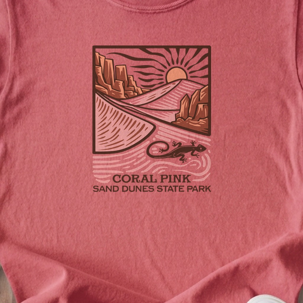Coral Pink Sand Dunes State Park Kids Cotton T-Shirt