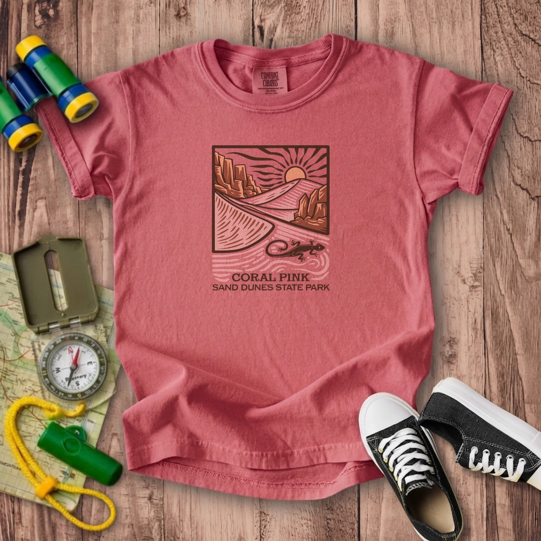 Coral Pink Sand Dunes State Park Kids Cotton T-Shirt