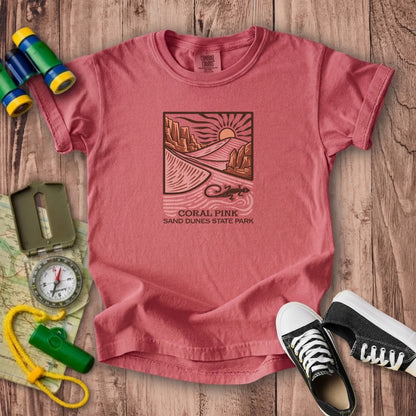 Coral Pink Sand Dunes State Park Kids Cotton T-Shirt