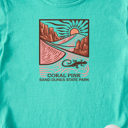 Coral Pink Sand Dunes State Park Kids Cotton T-Shirt