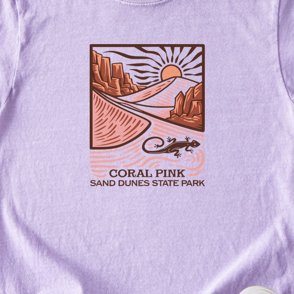 Coral Pink Sand Dunes State Park Kids Cotton T-Shirt