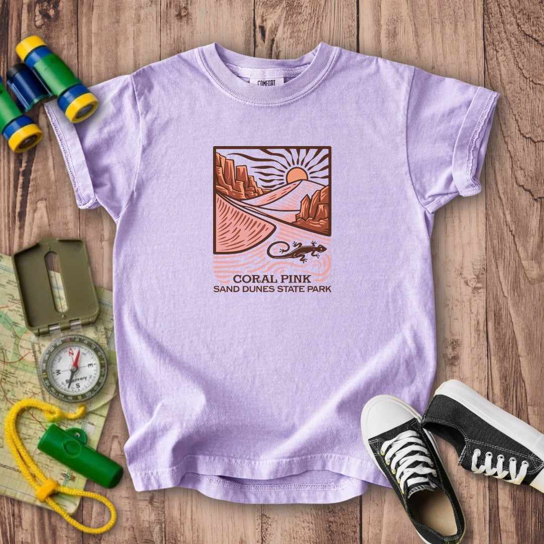 Coral Pink Sand Dunes State Park Kids Cotton T-Shirt