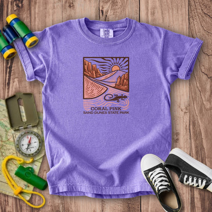 Coral Pink Sand Dunes State Park Kids Cotton T-Shirt