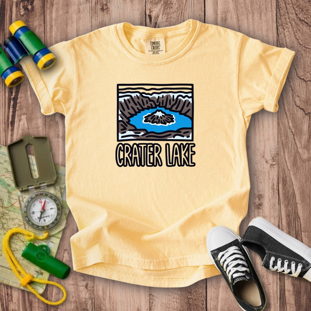 Crater Lake National Park Kids Cotton T-Shirt