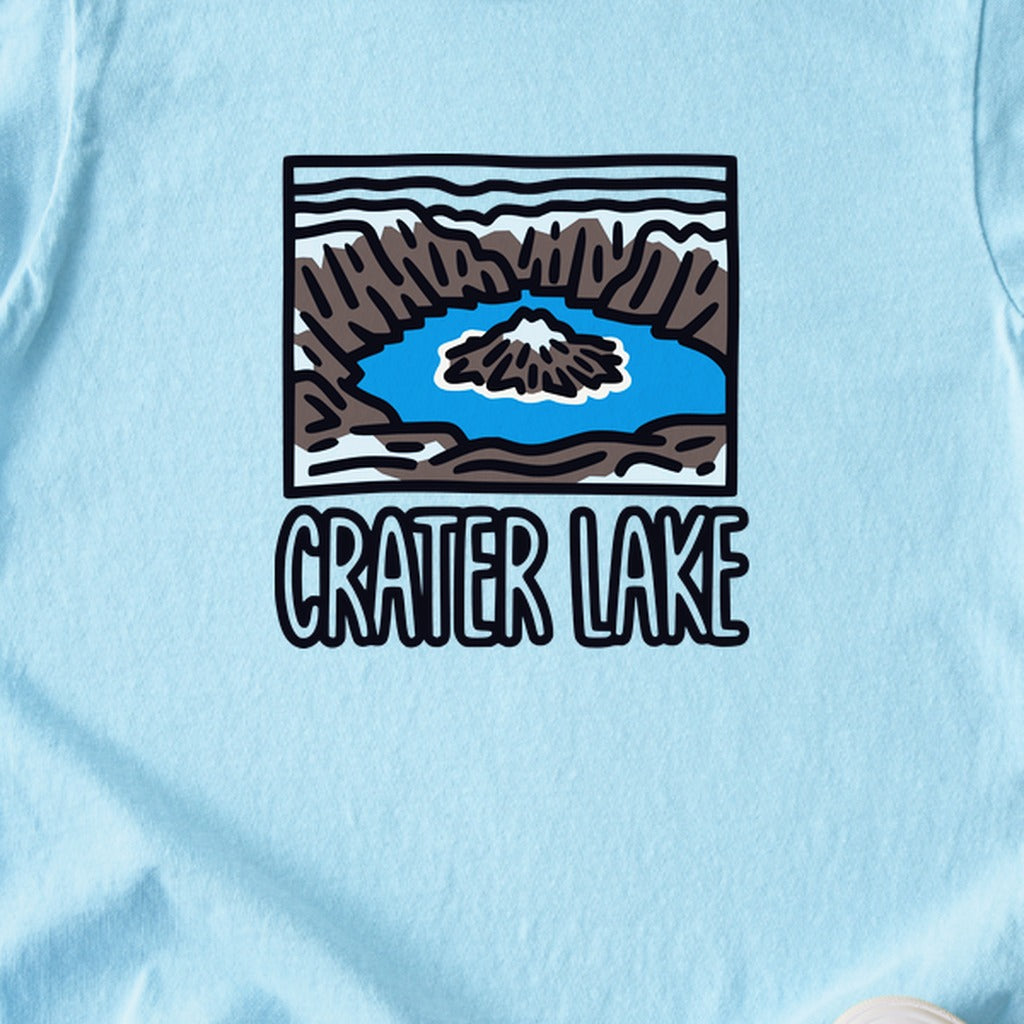 Crater Lake National Park Kids Cotton T-Shirt
