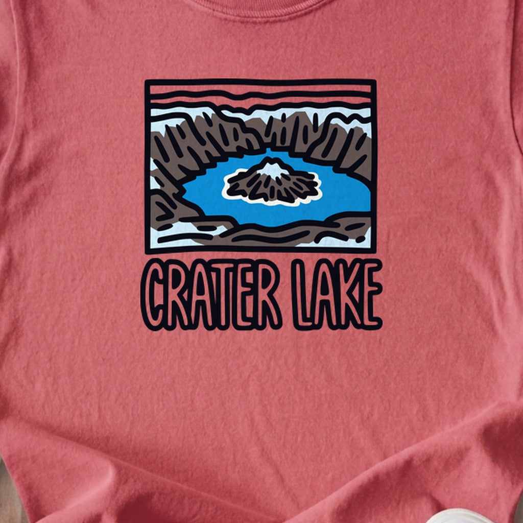 Crater Lake National Park Kids Cotton T-Shirt
