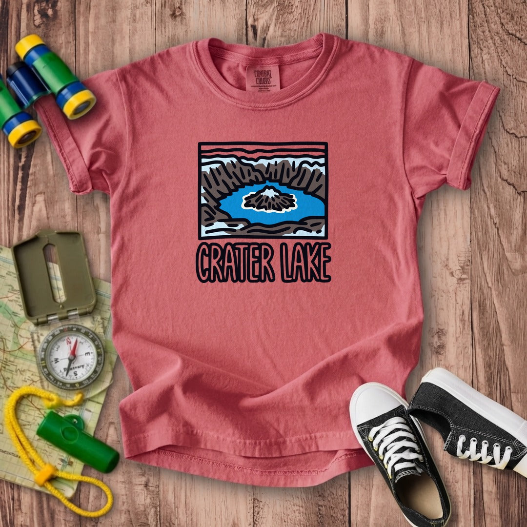 Crater Lake National Park Kids Cotton T-Shirt