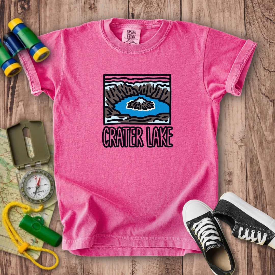 Crater Lake National Park Kids Cotton T-Shirt