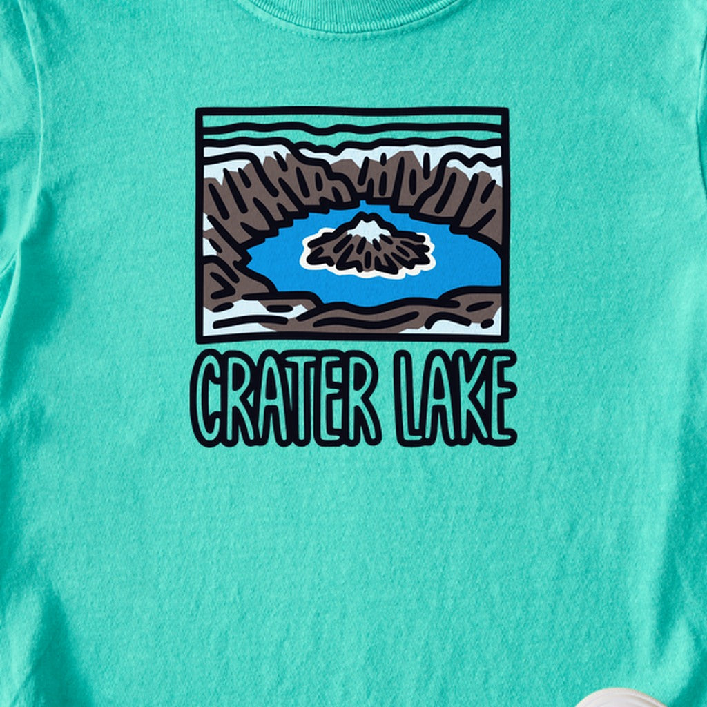 Crater Lake National Park Kids Cotton T-Shirt