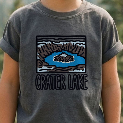 Crater Lake National Park Kids Cotton T-Shirt