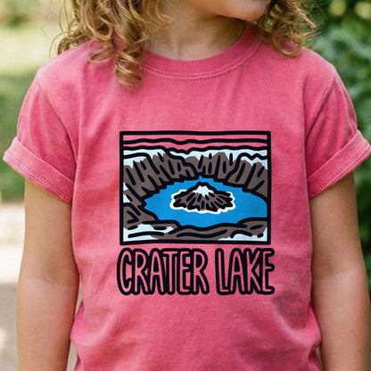 Crater Lake National Park Kids Cotton T-Shirt
