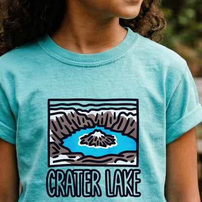 Crater Lake National Park Kids Cotton T-Shirt