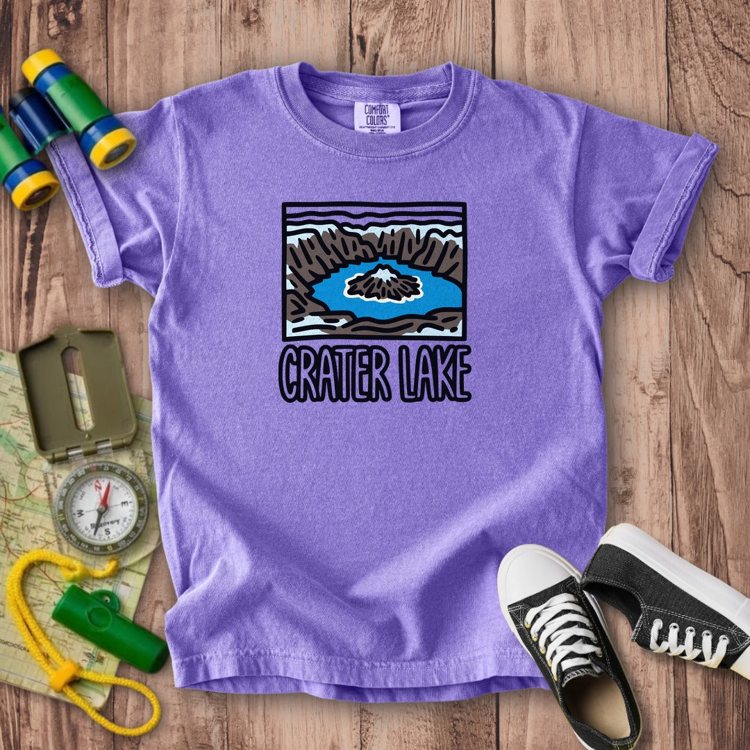 Crater Lake National Park Kids Cotton T-Shirt