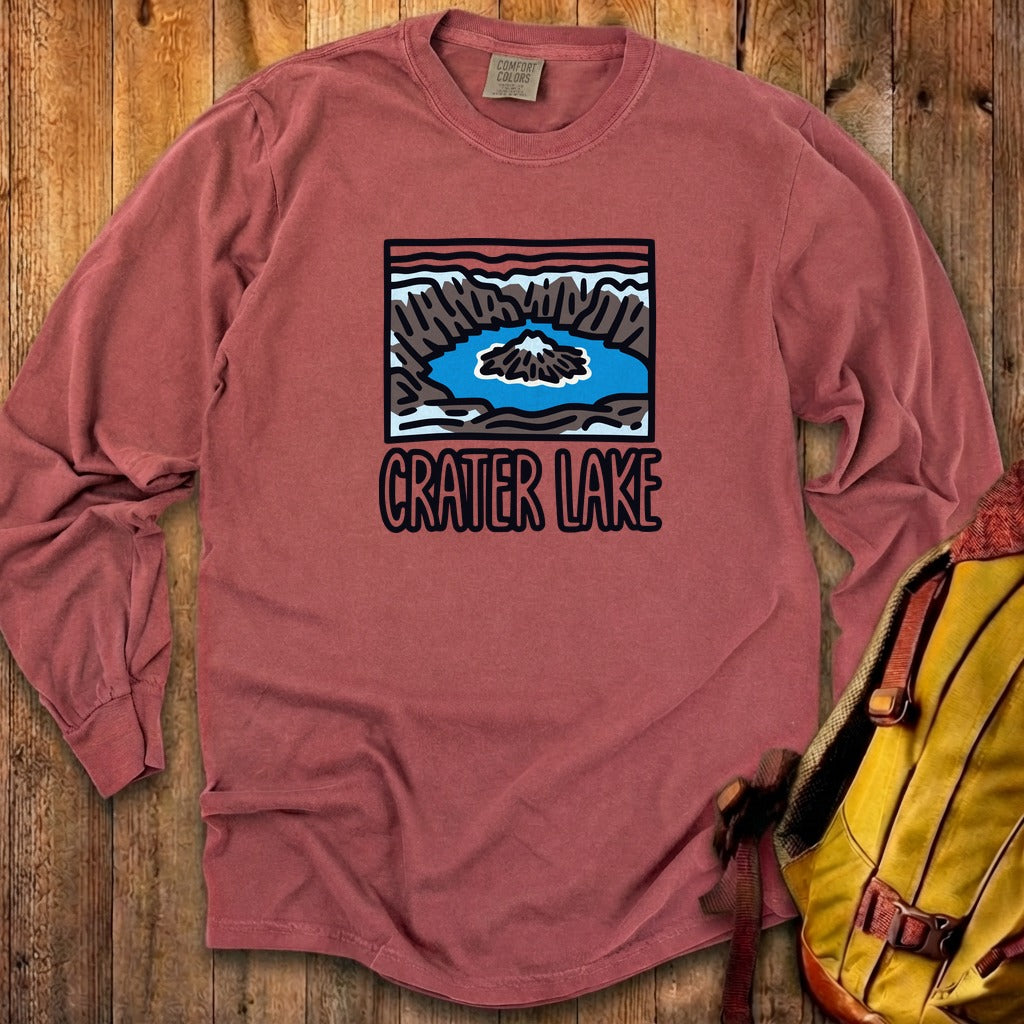 Crater Lake National Park Cotton Long Sleeve