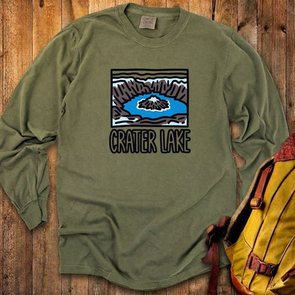 Crater Lake National Park Cotton Long Sleeve