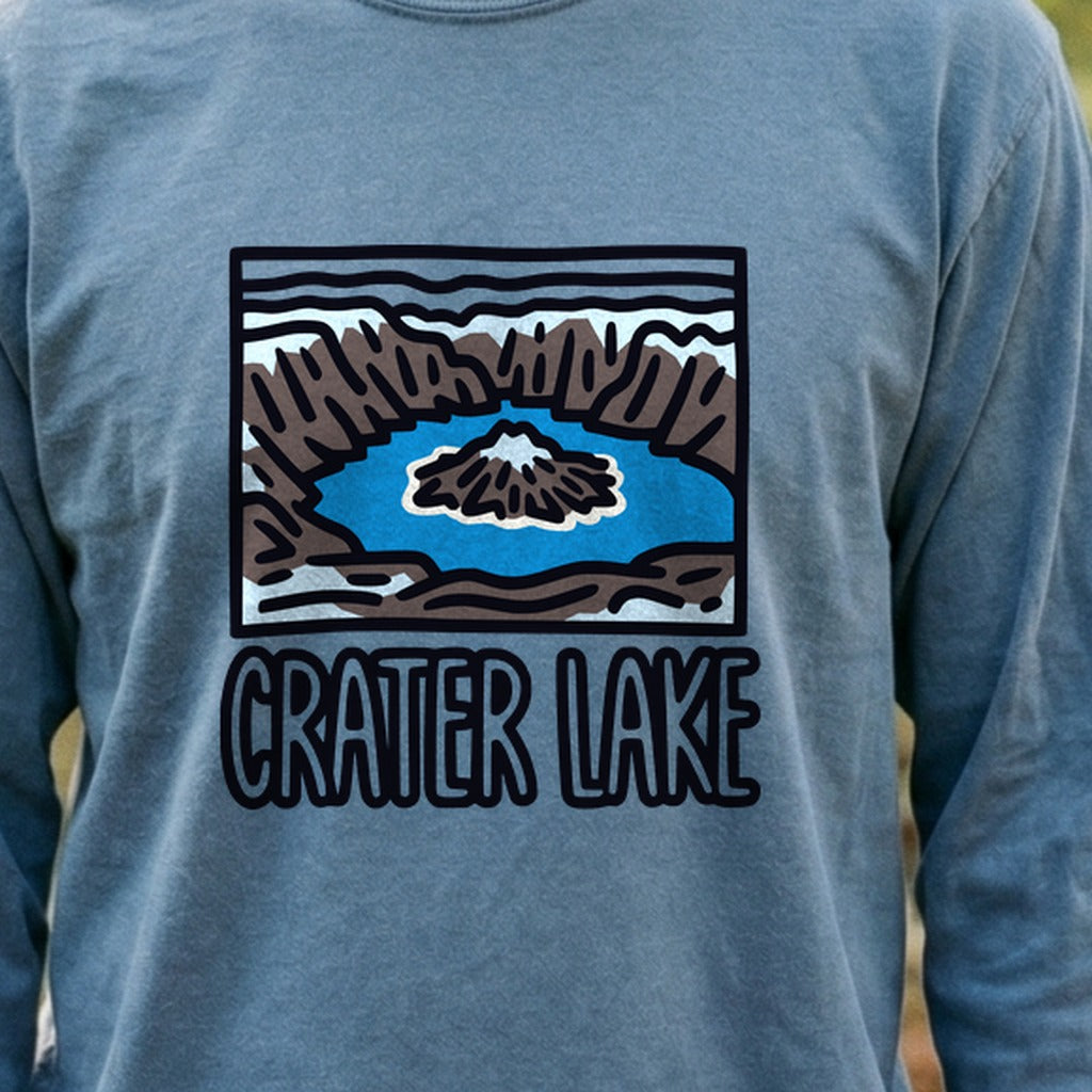 Crater Lake National Park Cotton Long Sleeve