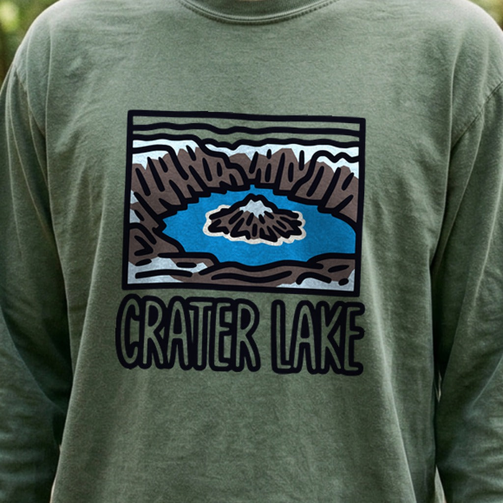Crater Lake National Park Cotton Long Sleeve