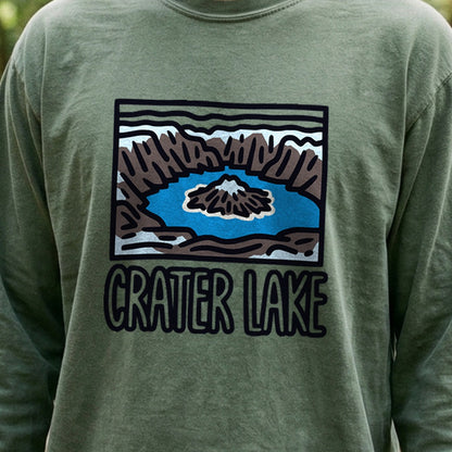 Crater Lake National Park Cotton Long Sleeve