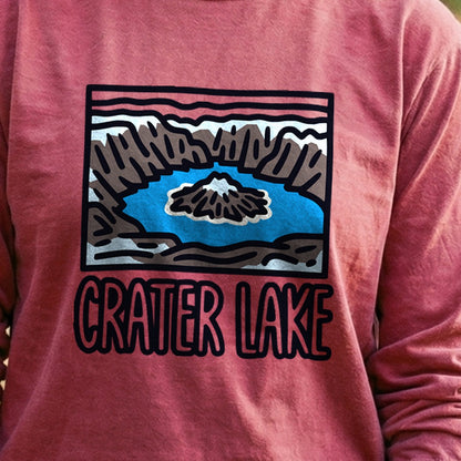 Crater Lake National Park Cotton Long Sleeve