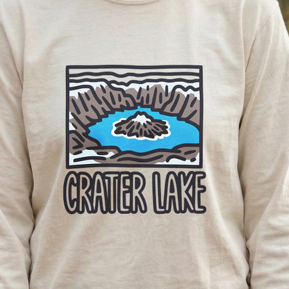 Crater Lake National Park Cotton Long Sleeve