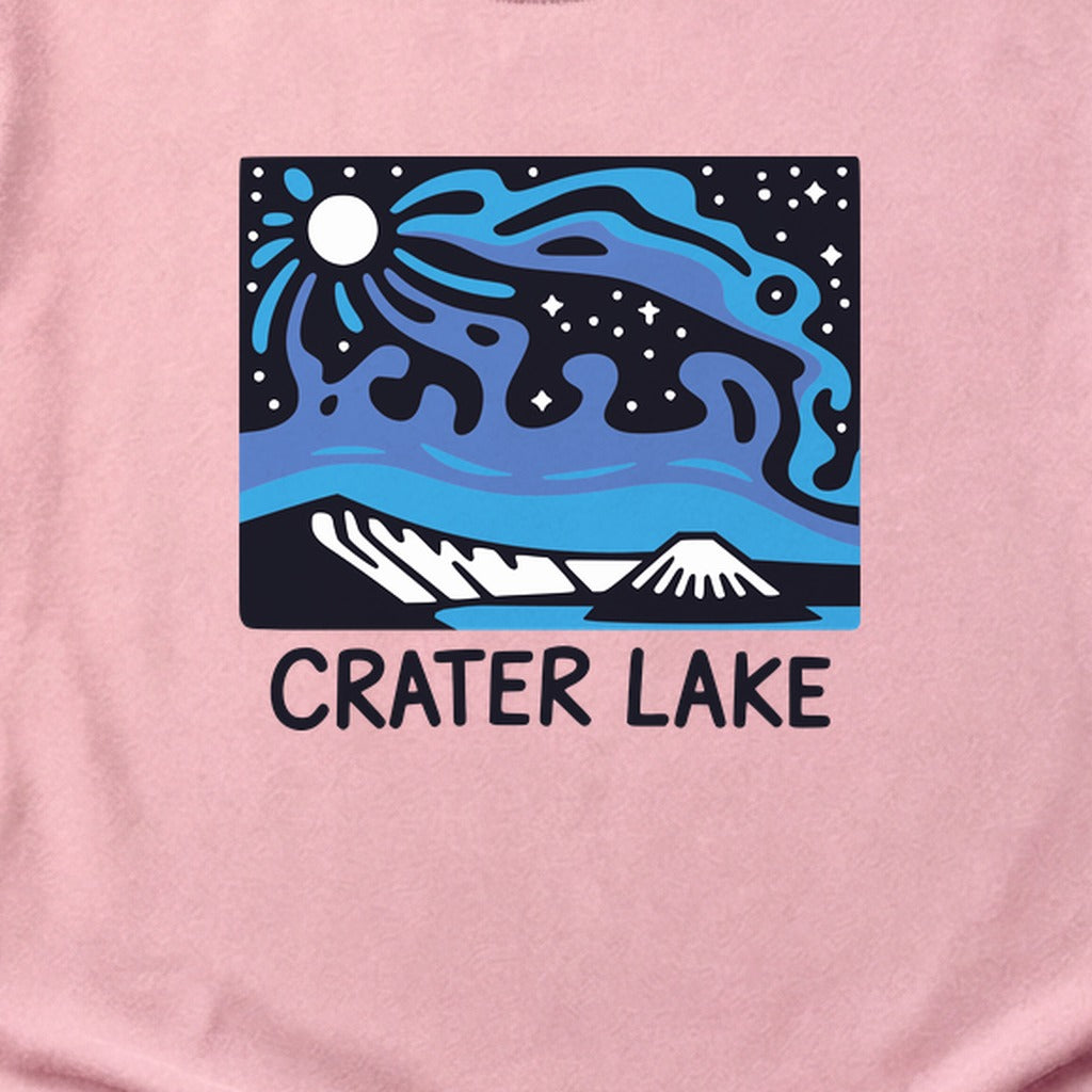 Crater Lake at Night Cotton T-Shirt