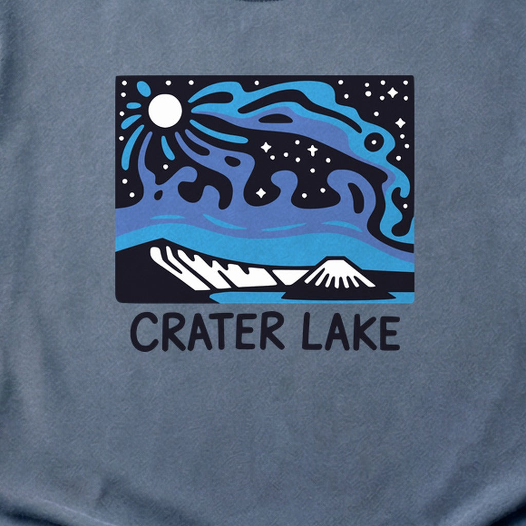 Crater Lake at Night Cotton T-Shirt
