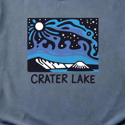 Crater Lake at Night Cotton T-Shirt