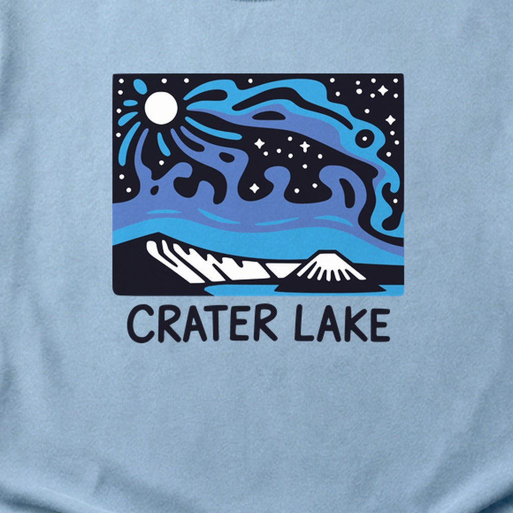 Crater Lake at Night Cotton T-Shirt