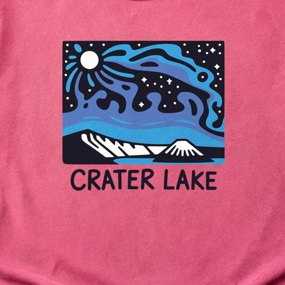 Crater Lake at Night Cotton T-Shirt