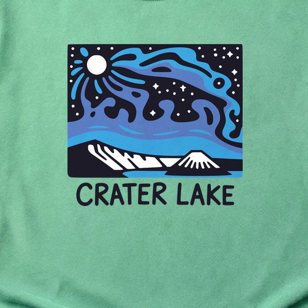 Crater Lake at Night Cotton T-Shirt
