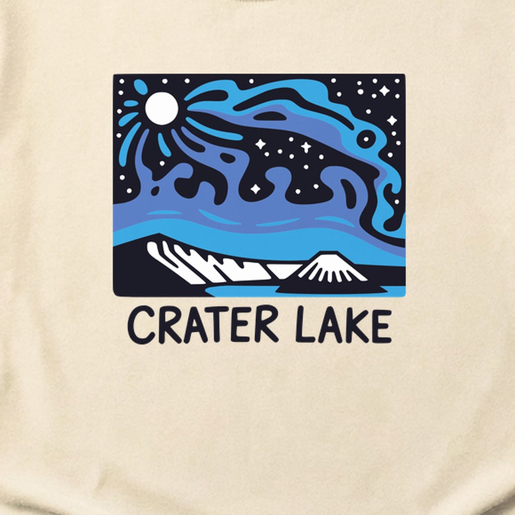 Crater Lake at Night Cotton T-Shirt