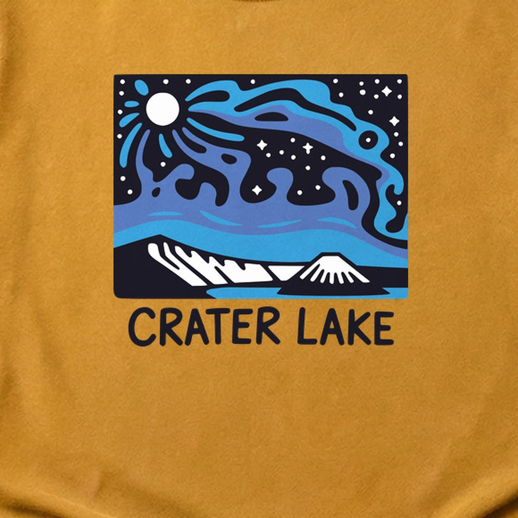 Crater Lake at Night Cotton T-Shirt