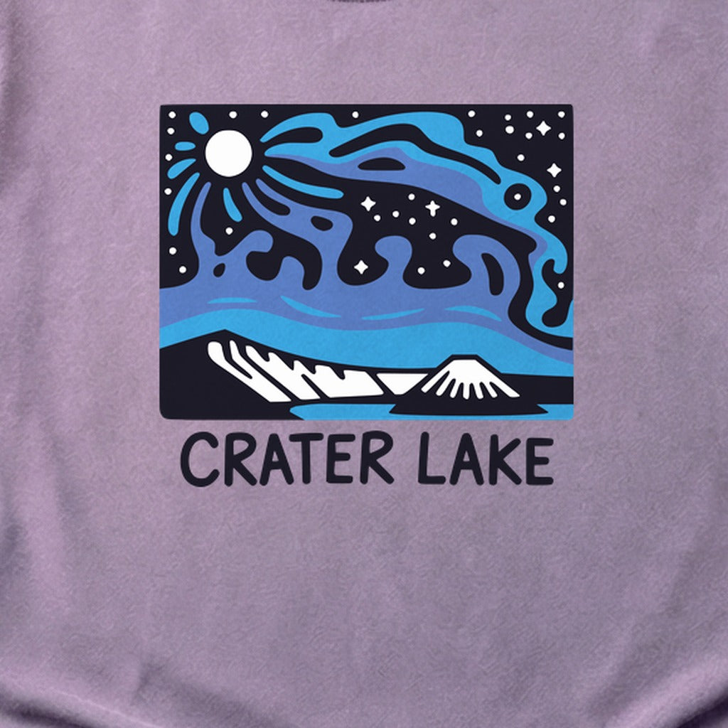 Crater Lake at Night Cotton T-Shirt