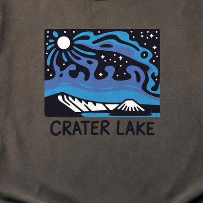 Crater Lake at Night Cotton T-Shirt