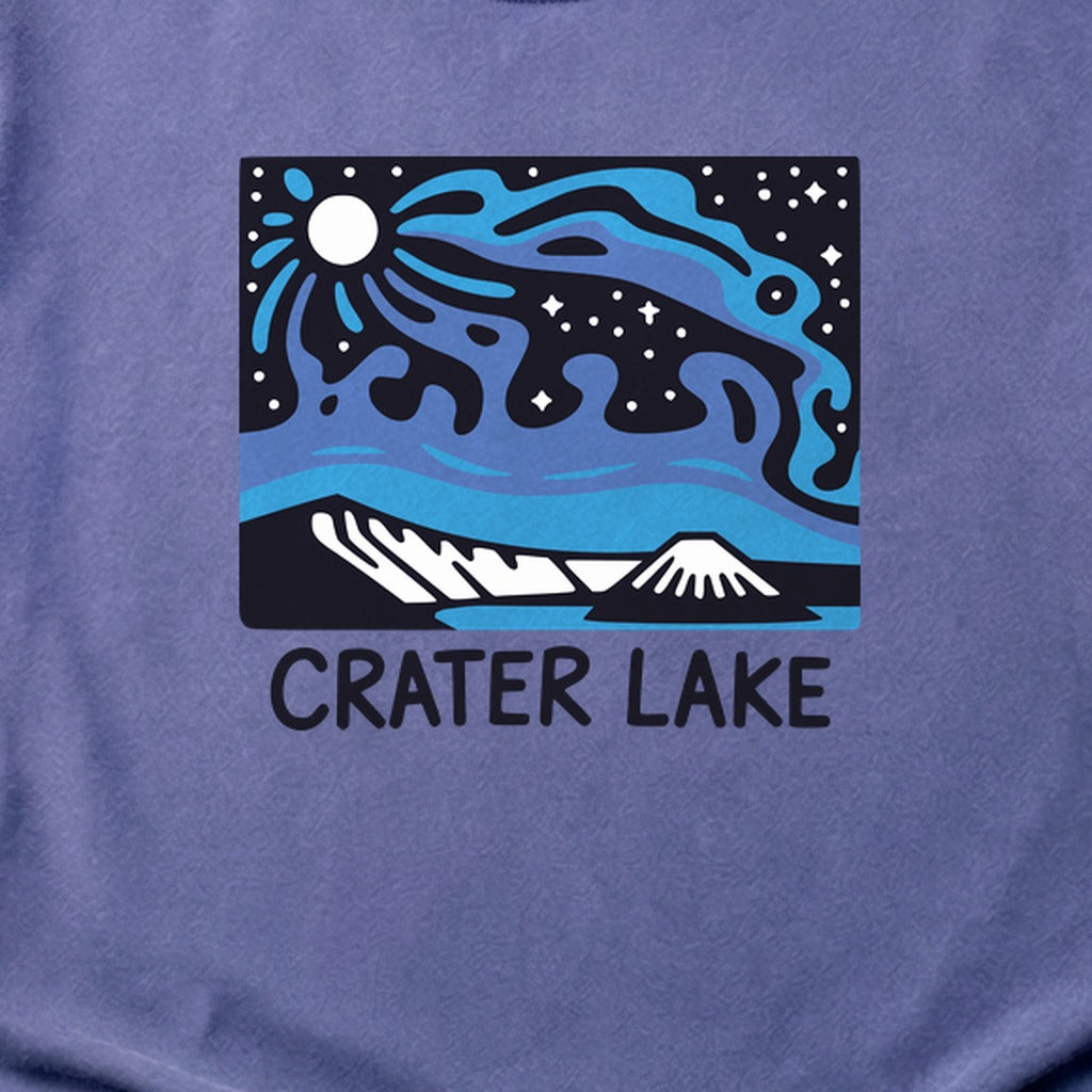 Crater Lake at Night Cotton T-Shirt
