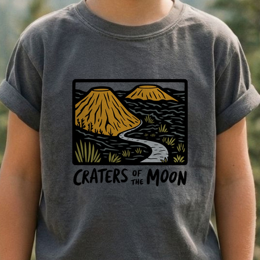 Craters of the Moon National Monument Kids Cotton T-Shirt