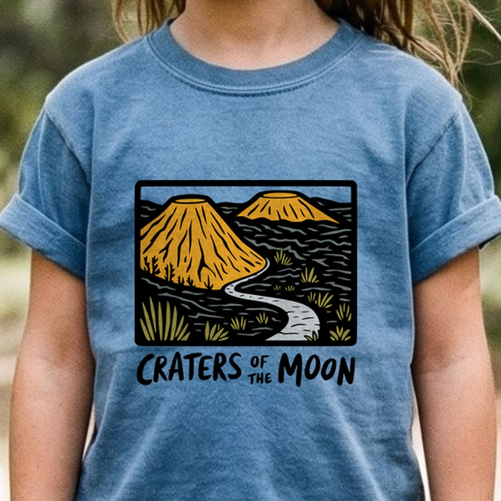 Craters of the Moon National Monument Kids Cotton T-Shirt