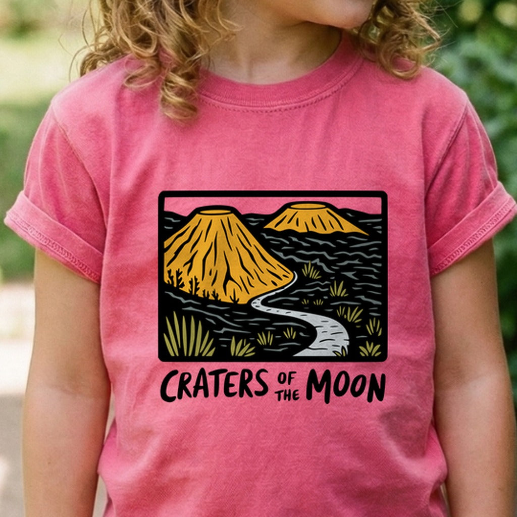 Craters of the Moon National Monument Kids Cotton T-Shirt