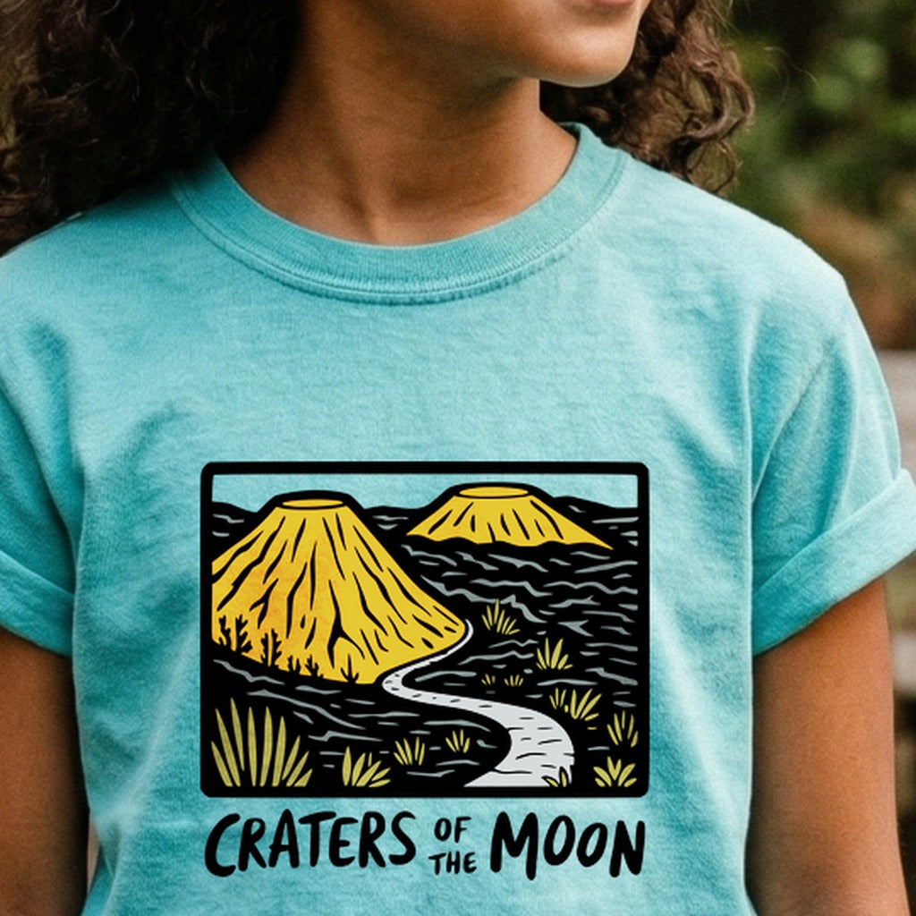 Craters of the Moon National Monument Kids Cotton T-Shirt