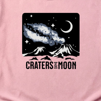 Craters of the Moon at Night Cotton T-Shirt